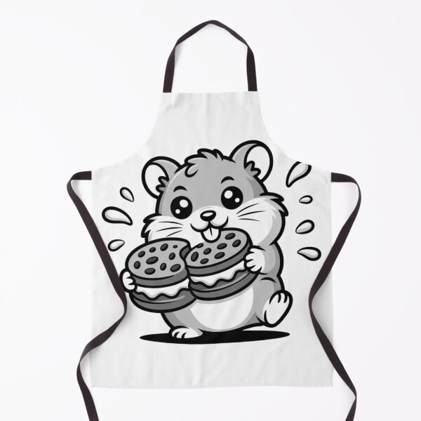 Item preview, Cute Hamster Milk Splash Cookie - Dynamic Kawaii Anime Art designed and sold by Mr-wow.