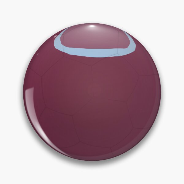 Item preview, Football in Burnley colours designed and sold by BettyRoseDesign.