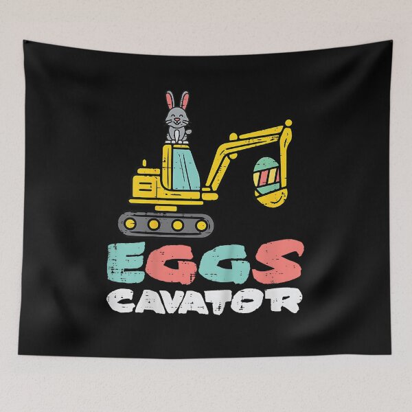 Item preview, Kids Eggs Cavator Easter Bunny Excavator Cute Boys Kids Toddler designed and sold by Goleon12.