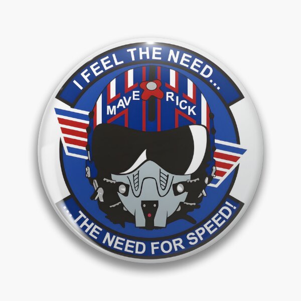 Item preview, Top Gun Maverick Inspired "Need for Speed" Flight Helmet Patch (vector) designed and sold by CharlieDesings.
