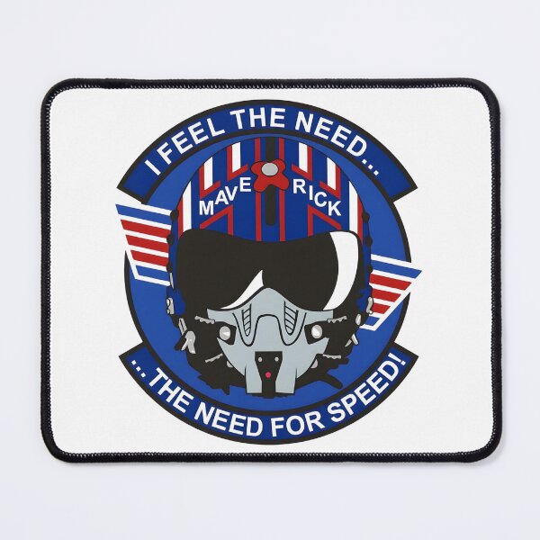 Item preview, Top Gun Maverick Inspired "Need for Speed" Flight Helmet Patch (vector) designed and sold by CharlieDesings.