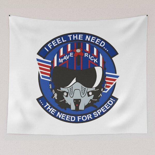 Item preview, Top Gun Maverick Inspired "Need for Speed" Flight Helmet Patch (vector) designed and sold by CharlieDesings.