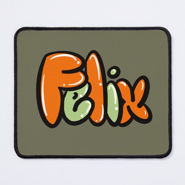 Item preview, Felix - in orange The top 10 best Personalized Custom Name gift ideas for boys named Felix designed and sold by Artonmytee.