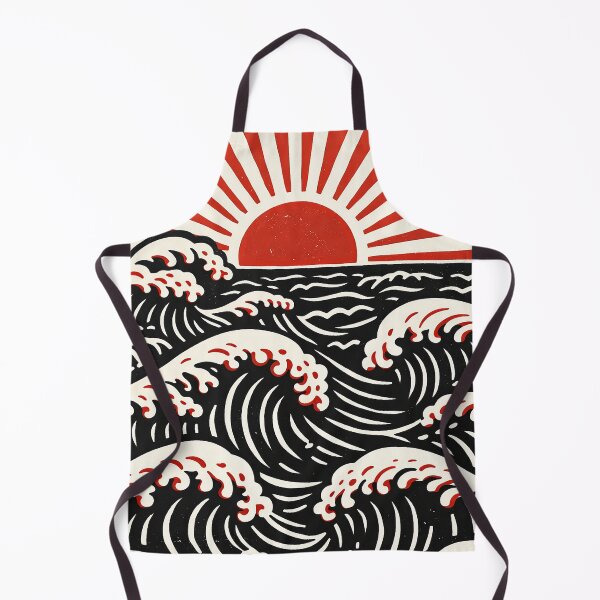 Item preview, sun and the waves retro art designed and sold by trengeee.