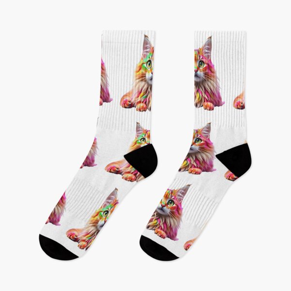 Item preview, Holi Cat Fun – Rainbow Fur Colors designed and sold by Teewave-Ashish.