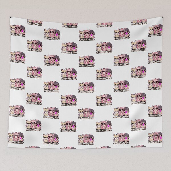 Item preview, No Drama Crew T-Shirt – Cute Kawaii Girl Gang Aesthetic Gift for Best Friends & Teen Girls designed and sold by GemBob Creations.