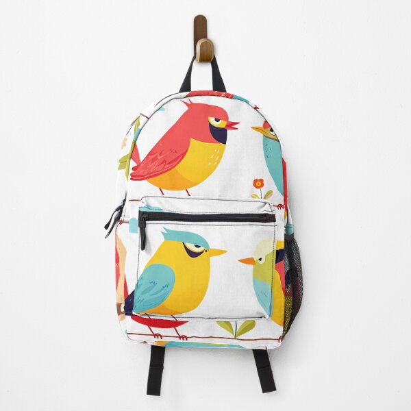 Item preview, Cute Cartoon Birds Collection - Colorful Whimsical Bird Art Print designed and sold by DesignArtist.ia.