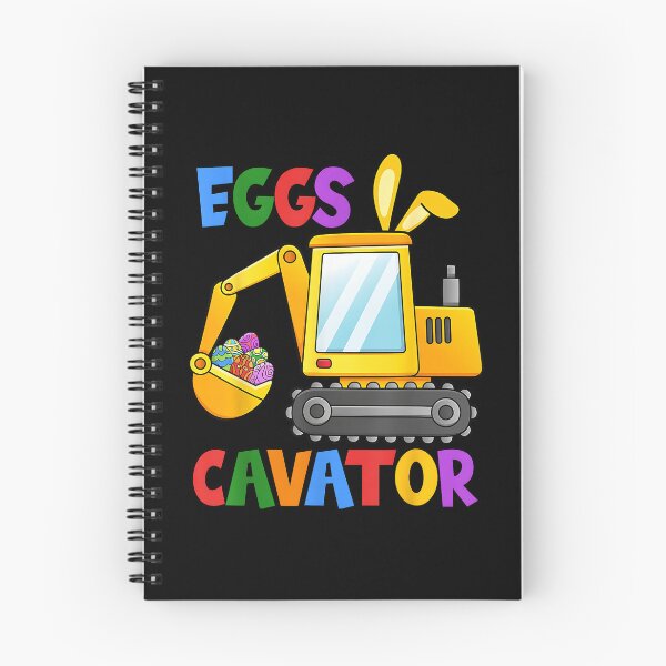Item preview, Eggscavator Egg Hunting Kids Toddler Boys Excavator Easter designed and sold by Goleon12.