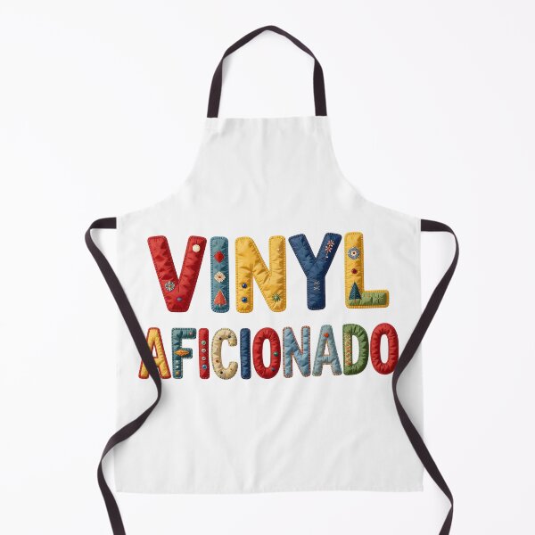 Item preview, VINYL AFICIONADO - IN COLORFUL FAUX LETTERING designed and sold by AlexOBrienArt.