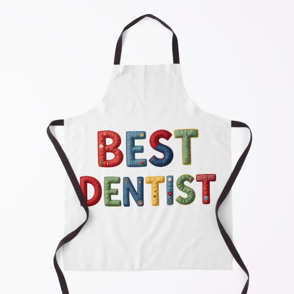 Item preview, BEST DENTIST - IN COLORFUL FAUX LETTERING designed and sold by AlexOBrienArt.