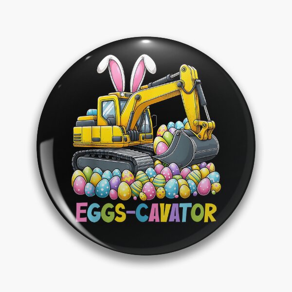 Item preview, Eggs-Cavator Easter Day Excavator Toddler Boys Easter Kids designed and sold by Goleon12.