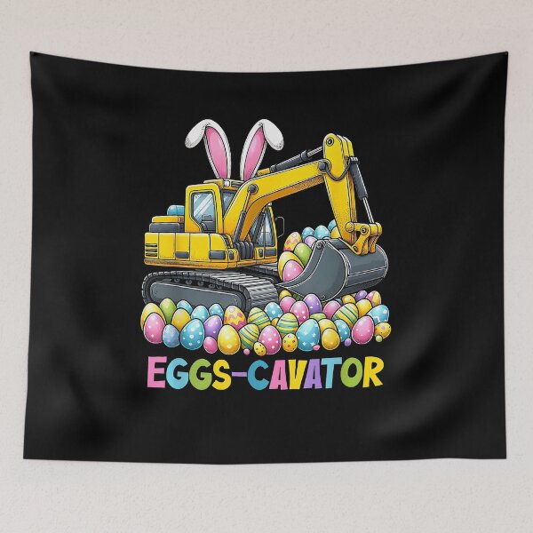 Item preview, Eggs-Cavator Easter Day Excavator Toddler Boys Easter Kids designed and sold by Goleon12.