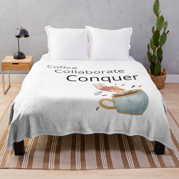 Item preview, Coffee Collaborate Conguer office motivation designed and sold by Wit-wit.