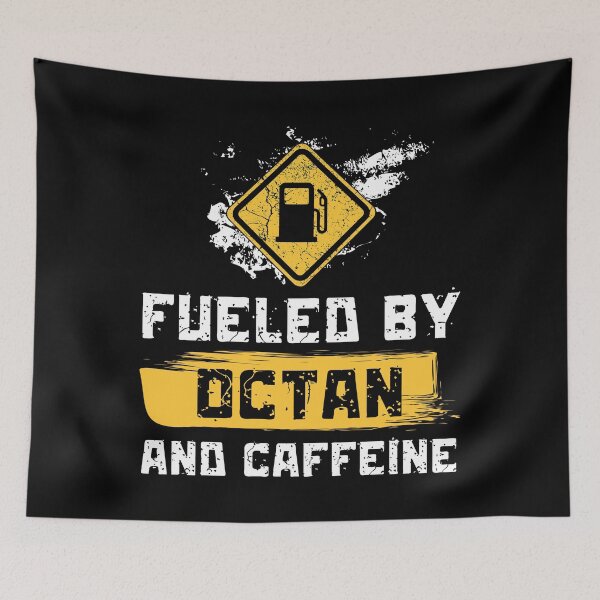 Item preview, Fueled By Octan & Caffeine - Auto Mechanic Garage Art designed and sold by JB-designstudio.