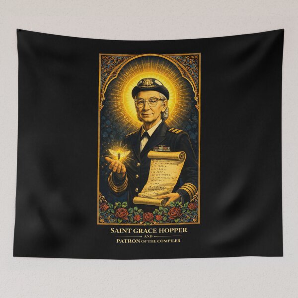 Item preview, GRACE HOPPER — Patron of the Compiler designed and sold by Anna R Key's Store.