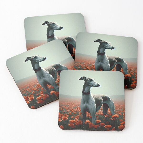 Item preview, ASPA friends e.V. _No. 12_Dog in the poppy field designed and sold by GALOGO – Art for Sighthounds & Animal Welfare.