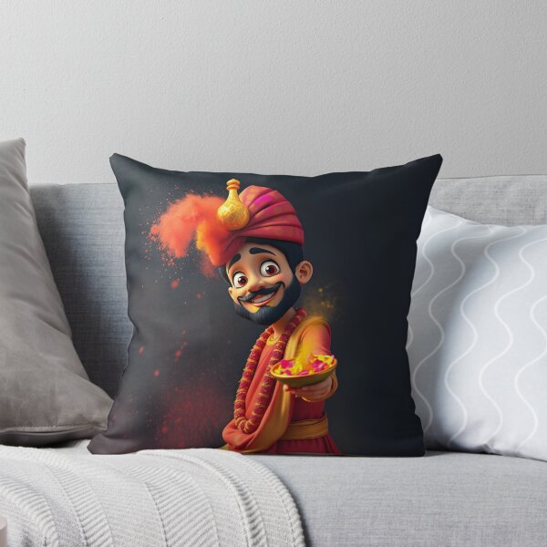 Item preview, Holi Happiness – Red Powder Glow designed and sold by Teewave-Ashish.
