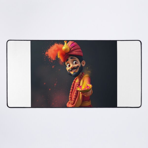 Item preview, Holi Happiness – Red Powder Glow designed and sold by Teewave-Ashish.