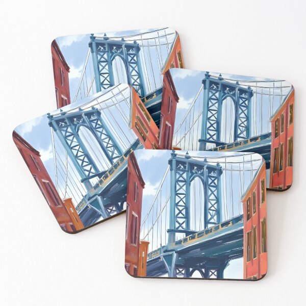 Item preview, Manhattan Bridge, New York City designed and sold by artbynalamagnolia.