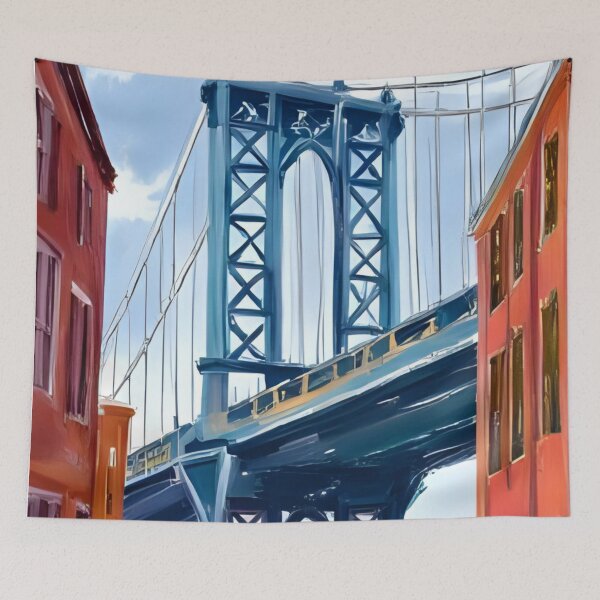 Item preview, Manhattan Bridge, New York City designed and sold by artbynalamagnolia.