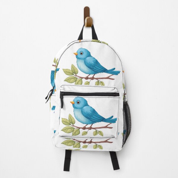 Item preview, Cute Bluebird Watercolor - Soft Whimsical Bird Art Print designed and sold by DesignArtist.ia.