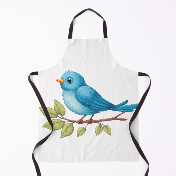 Item preview, Cute Bluebird Watercolor - Soft Whimsical Bird Art Print designed and sold by DesignArtist.ia.