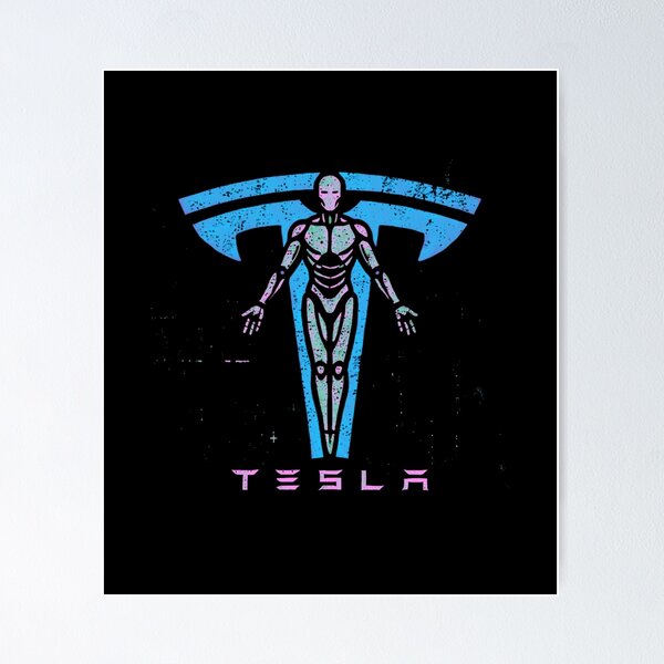 Item preview, Tesla logo art designed and sold by TEEJAMBOREE.