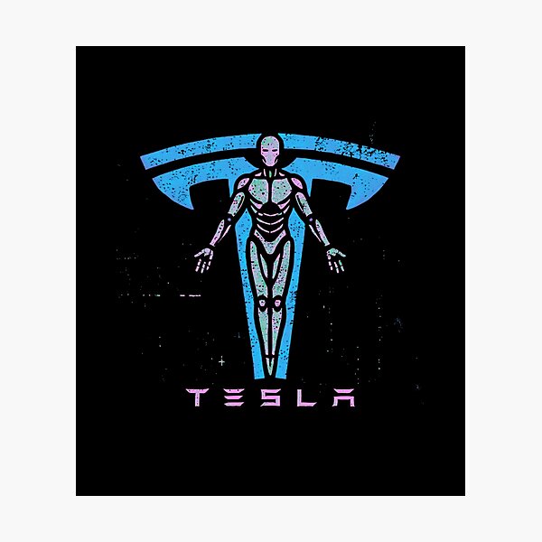Item preview, Tesla logo art designed and sold by TEEJAMBOREE.