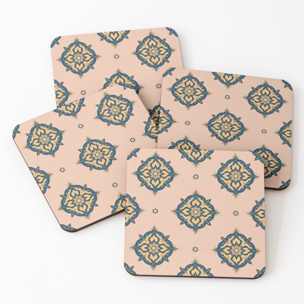 Item preview, Scandinavian pattern in pink background designed and sold by BrickByDream.