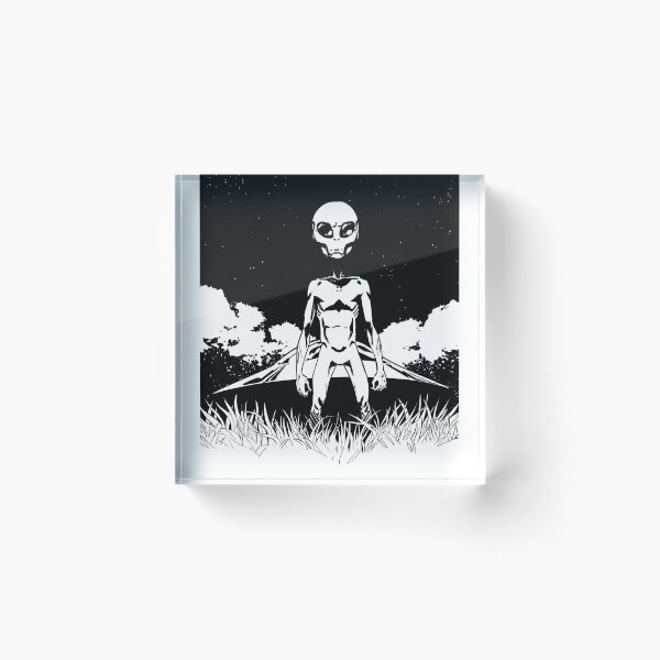 Item preview, Grey visitor designed and sold by nicoarcuti.