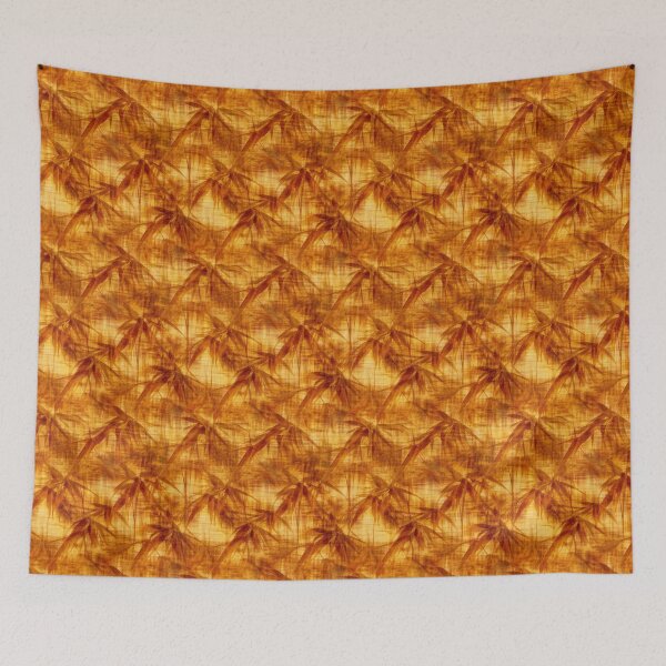 Item preview, Abstract bamboo leaves pattern art. designed and sold by Natart1004.