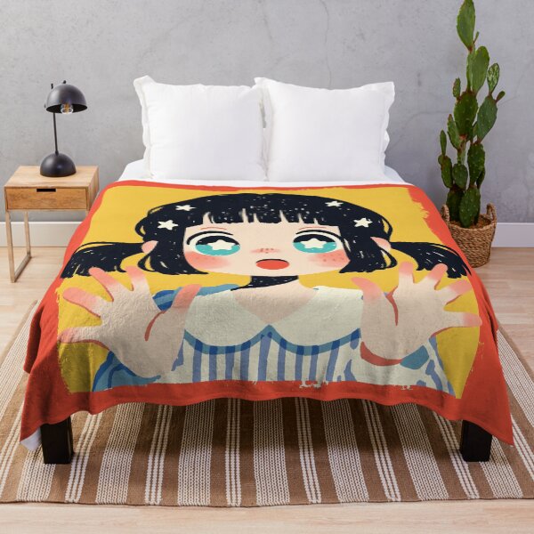 Item preview, Retro Starry Eyed Anime Girl designed and sold by bubblegoth.