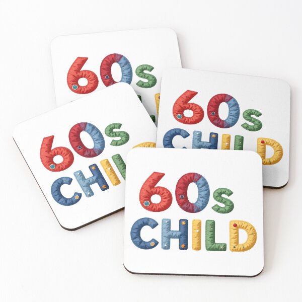 Item preview, 60s CHILD - IN COLORFUL FAUX LETTERING designed and sold by AlexOBrienArt.