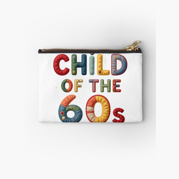 Item preview, CHILD OF THE 60s - IN COLORFUL FAUX LETTERING designed and sold by AlexOBrienArt.