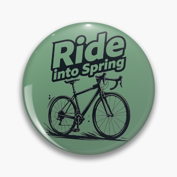 Item preview, Ride Into Spring: Seasonal Cycling Lifestyle Art designed and sold by InkWeaveShop.