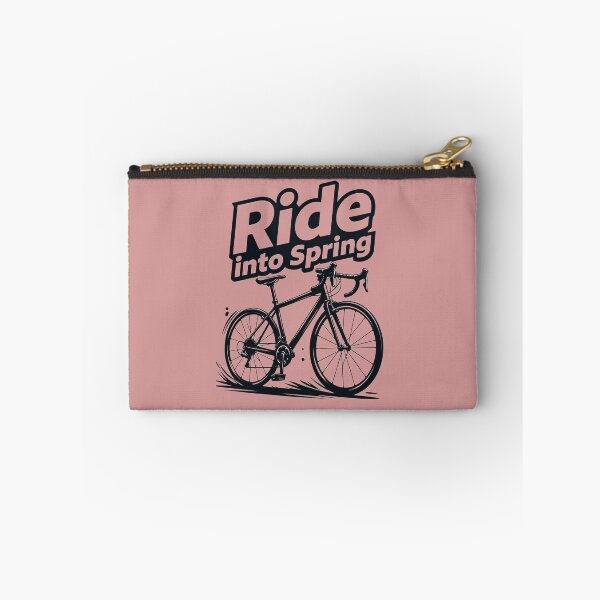 Item preview, Ride Into Spring: Seasonal Cycling Lifestyle Art designed and sold by InkWeaveShop.