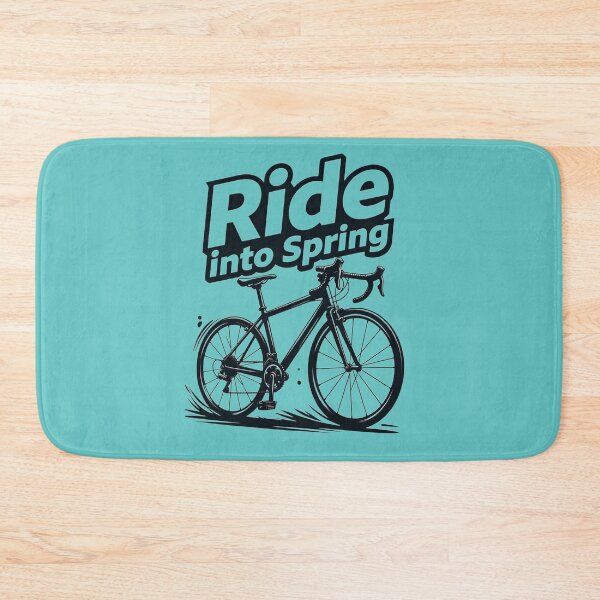 Item preview, Ride Into Spring: Seasonal Cycling Lifestyle Art designed and sold by InkWeaveShop.