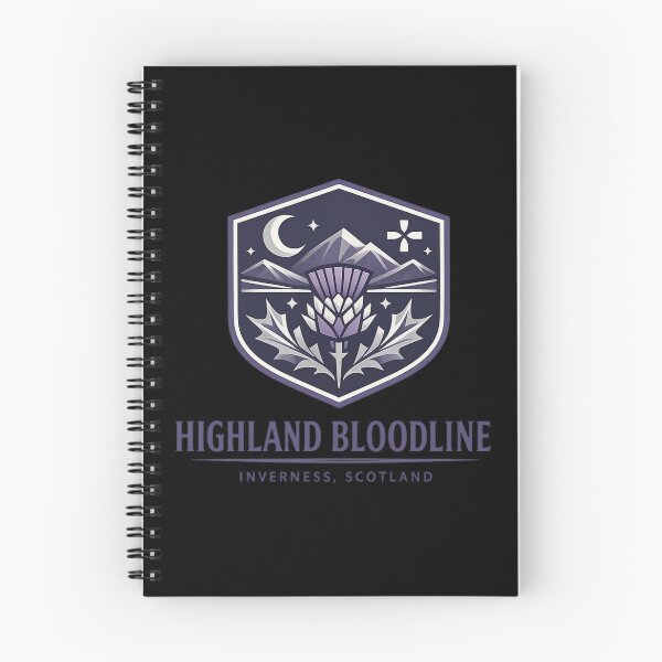 Item preview, Highland Bloodline Inverness Scotland Modern Thistle Crest designed and sold by ArcanePrintsxo.