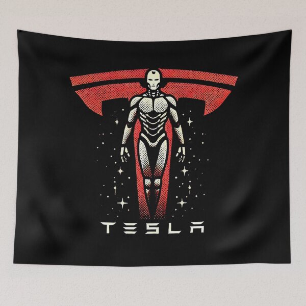Item preview, Tesla logo art designed and sold by TEEJAMBOREE.