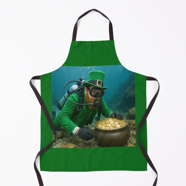 Item preview, Scuba Diving Leprechaun designed and sold by Halifaxartguy.