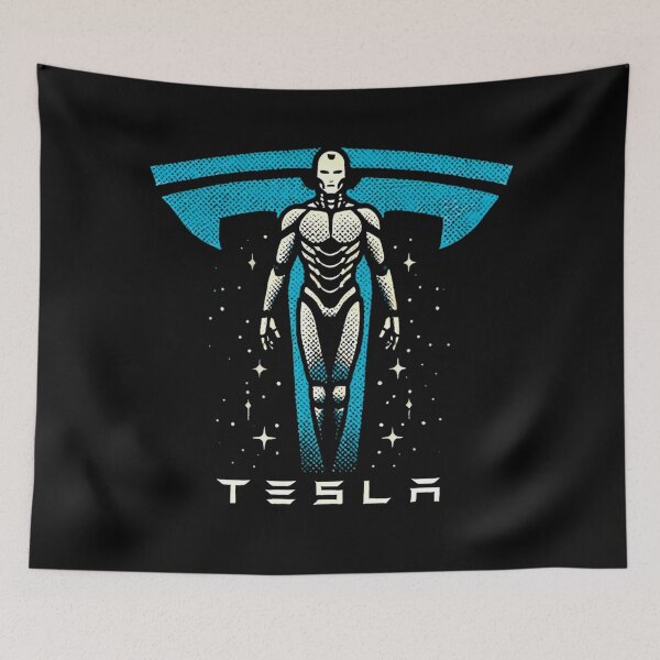 Item preview, Tesla logo art designed and sold by TEEJAMBOREE.