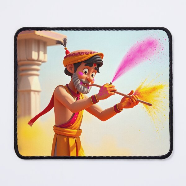 Item preview, Holi Celebration Joy – Pink Powder Splash designed and sold by Teewave-Ashish.