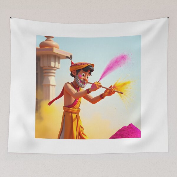 Item preview, Holi Celebration Joy – Pink Powder Splash designed and sold by Teewave-Ashish.