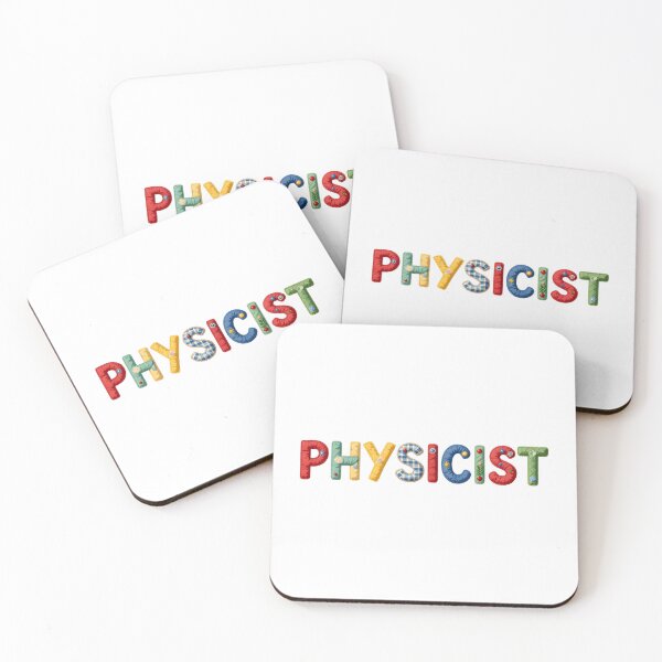 Item preview, PHYSICIST - IN FAUX COLORFUL LETTERING designed and sold by AlexOBrienArt.
