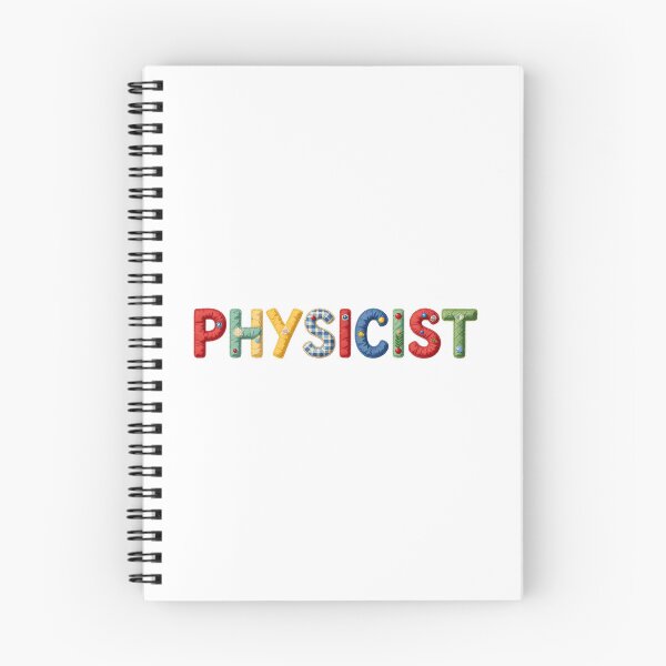 Item preview, PHYSICIST - IN FAUX COLORFUL LETTERING designed and sold by AlexOBrienArt.