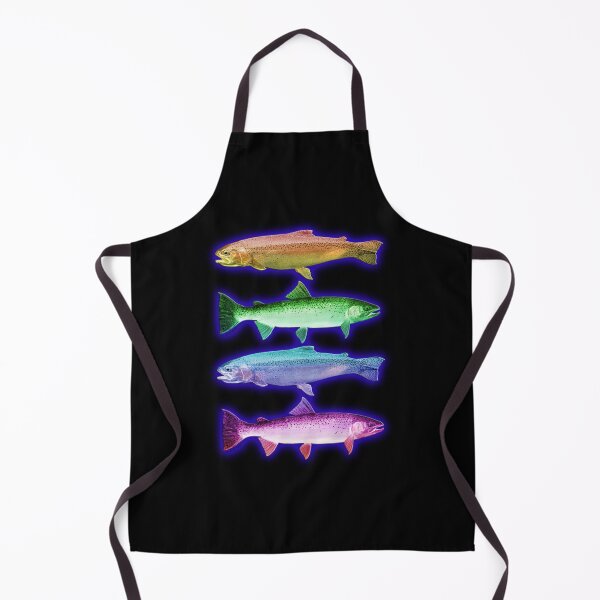 Item preview, Psychadelic Neon Trout Fish designed and sold by LettuceGardens.