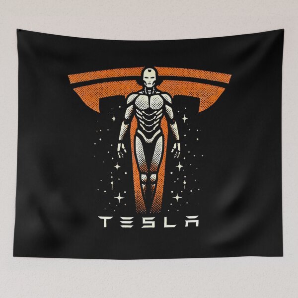 Item preview, Tesla logo art designed and sold by TEEJAMBOREE.