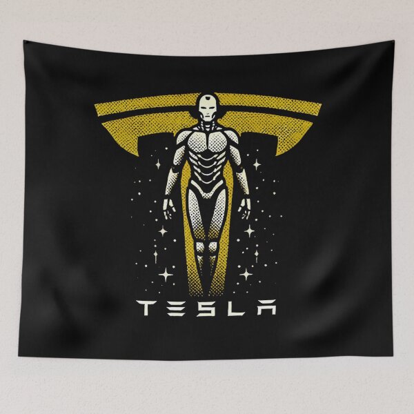 Item preview, Tesla logo art designed and sold by TEEJAMBOREE.