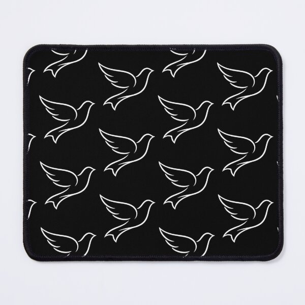 Item preview, Minimalist Bird Silhouette in Flight Modern Line Art Clean Outline Vector High Resolution Design for Stickers and Apparel designed and sold by OnPointOutfits.