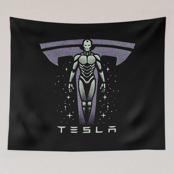 Item preview, Tesla logo art designed and sold by TEEJAMBOREE.